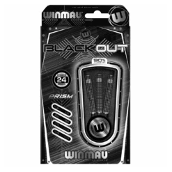 Winmau Winmau Blackout 24g Straight Barrel Darts 11 Winmau Winmau Blackout 24g Straight Barrel Darts -Winmau 1083 Blackout 24g pack