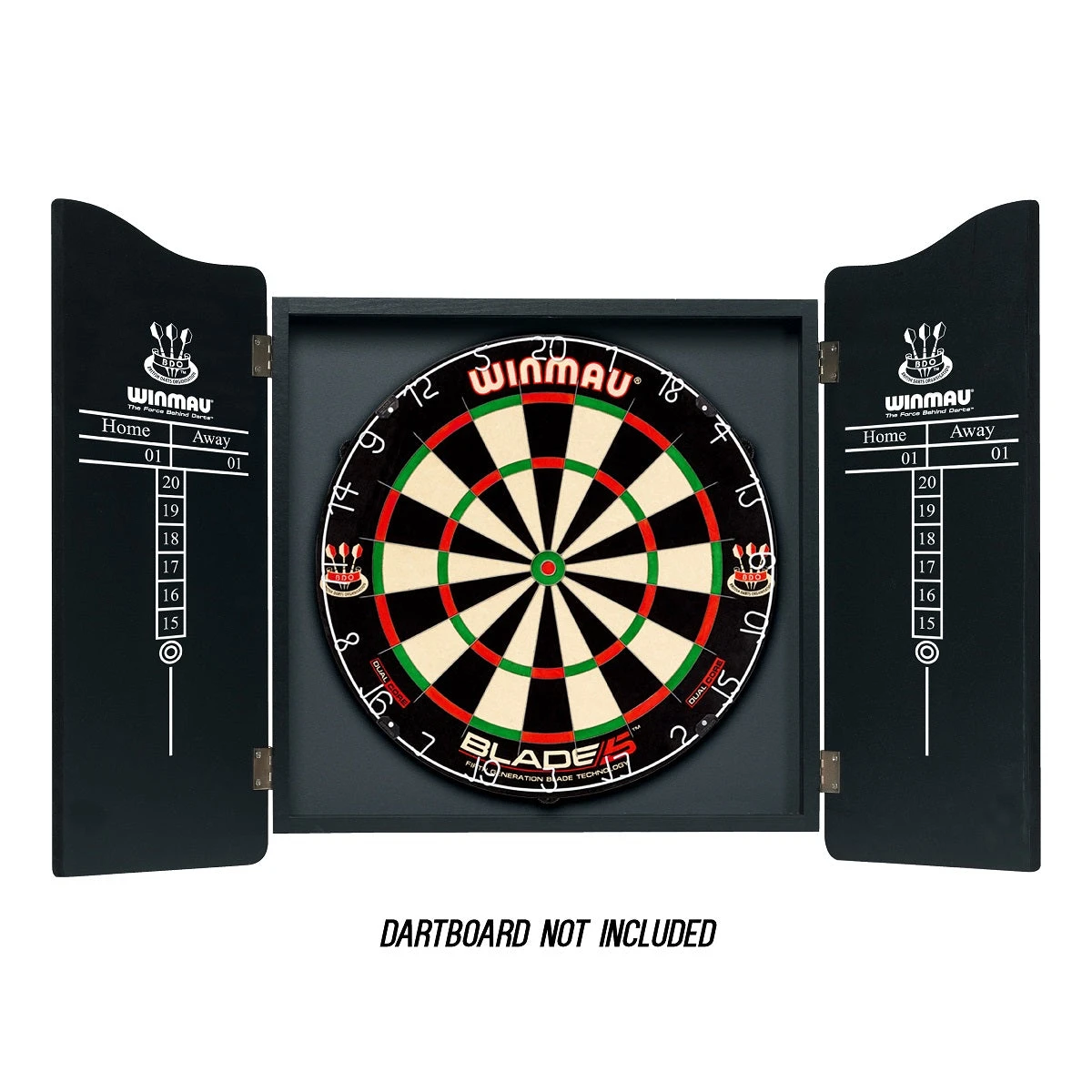 Winmau Pro-Line Dartboard Cabinet - Black Finish 4 Winmau Pro-Line Dartboard Cabinet - Black Finish - Image 2