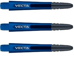 Winmau Vecta Polycarbonate Dart Stems With Aluminium Tips -Winmau 1200 Vecta Medium Blue Image 1