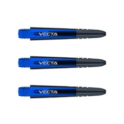Winmau Vecta Polycarbonate Dart Stems With Aluminium Tips -Winmau 1200 Vecta Short Blue Image 1