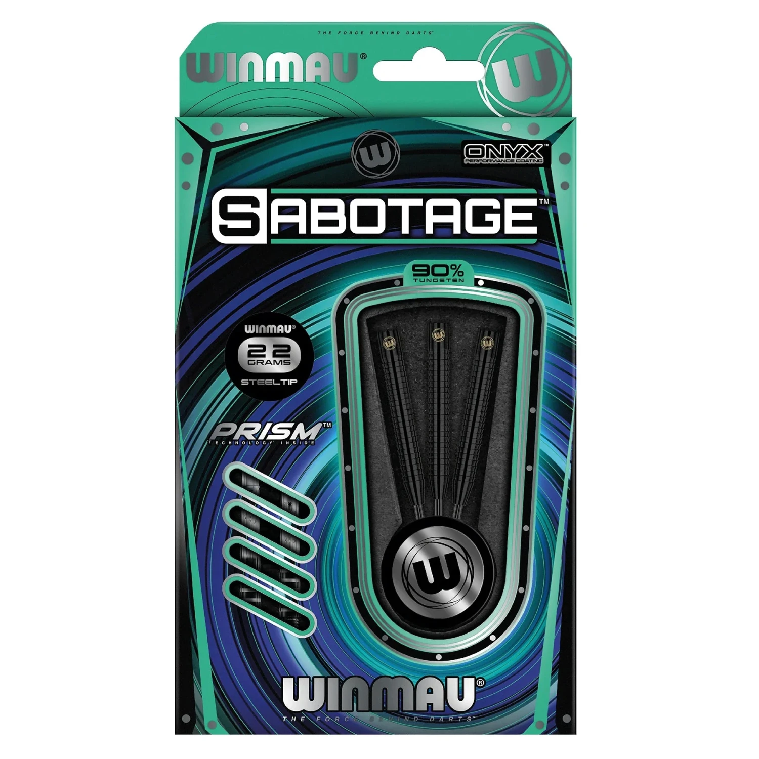 Winmau Winmau Sabotage Onyx 24g Darts 4 Winmau Winmau Sabotage Onyx 24g Darts - Image 2