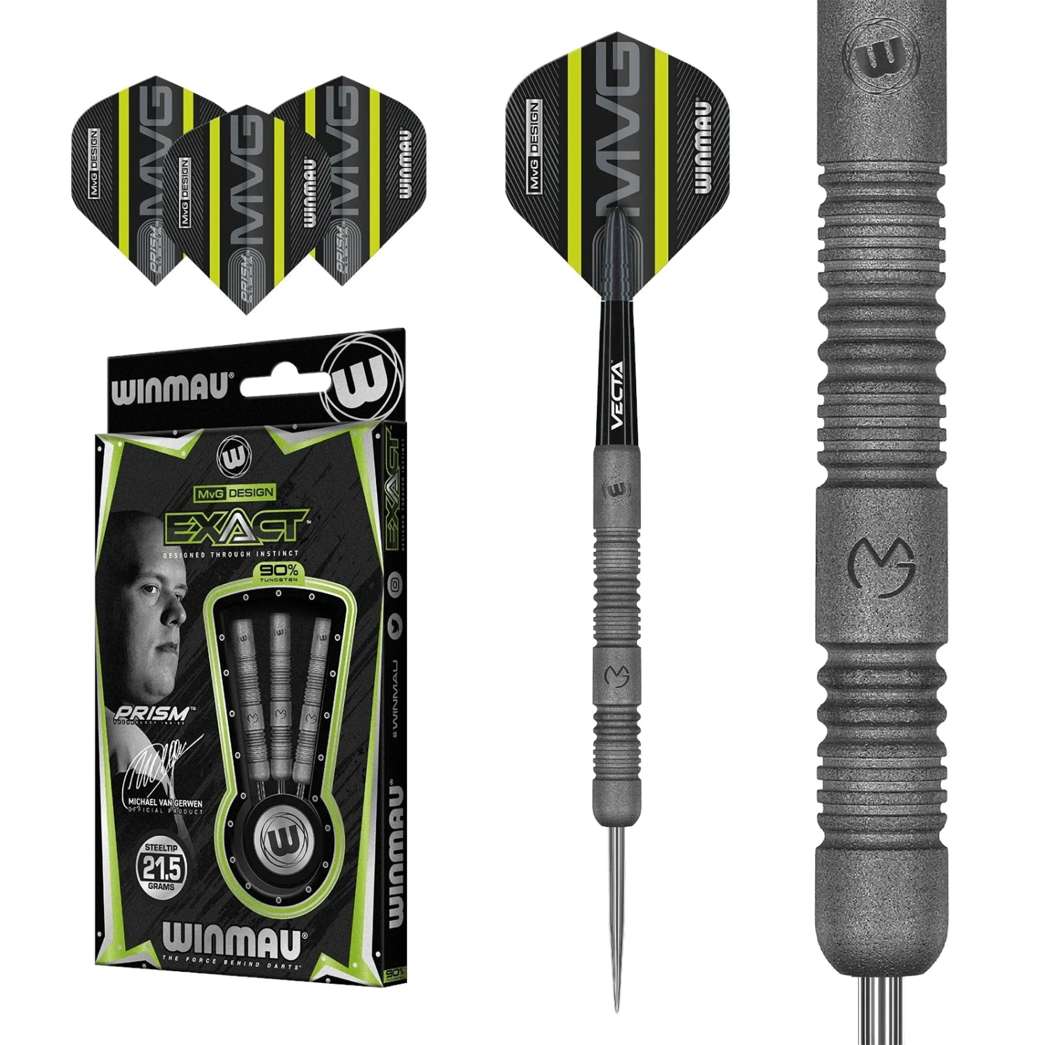 Winmau Winmau MvG Michael Van Gerwen Exact 24g Darts 4 Winmau Winmau MvG Michael Van Gerwen Exact 24g Darts - Image 2