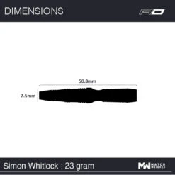 Winmau Simon Whitlock Onyx AU -Winmau 1471 SimonWhitlock 23g Steeltip Image 7 1635172806