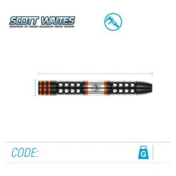 Winmau Winmau Scott Waites 90% Tungsten 24g Darts -Winmau 1473 ScottWaites 24g Steeltip Image 4