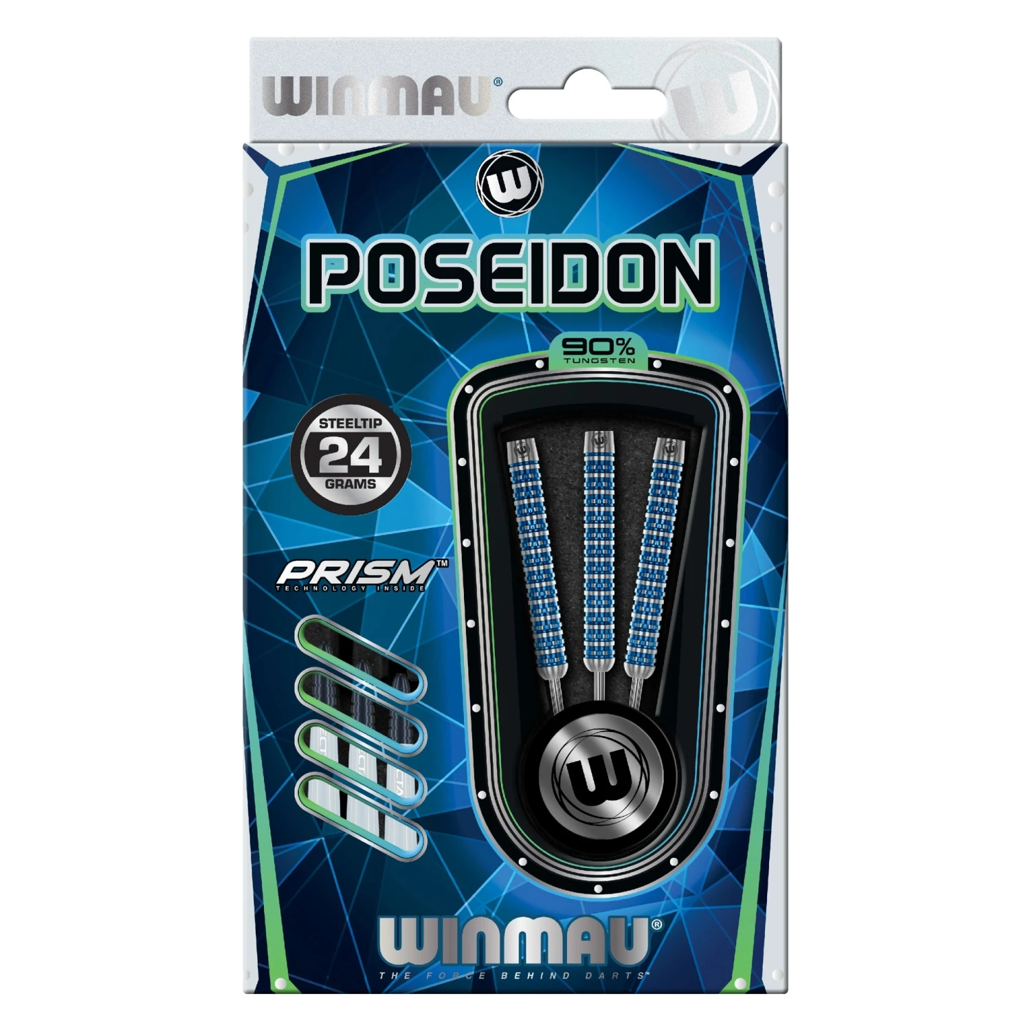Winmau Winmau Poseidon 90% Tungsten Darts 24G 5 Winmau Winmau Poseidon 90% Tungsten Darts 24G - Image 3
