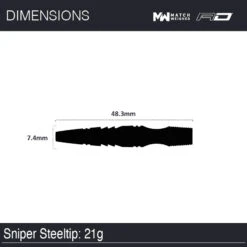 Winmau Sniper 3 -Winmau 1494 Sniper 21gSteeltip Image7