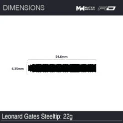 Winmau Leonard Gates Player Edition -Winmau 1508 LeonardGates 22gSteeltip Image7