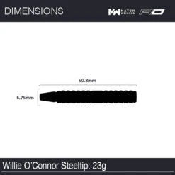 Winmau Willie O'Connor Player Edition -Winmau 1511 WillieO Connor 23gSteeltip Image7