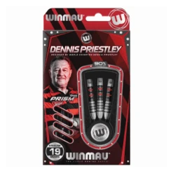 Winmau Winmau Dennis Priestley Diamond 3-Zero Steel Tip Darts 19g 8 Winmau Winmau Dennis Priestley Diamond 3-Zero Steel Tip Darts 19g -Winmau 1514 DennisPriestley2024SE19g Image4
