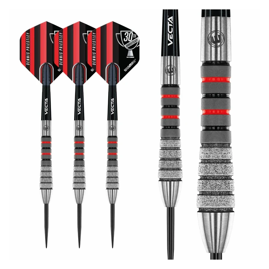 Winmau Winmau Dennis Priestley Diamond 3-Zero Steel Tip Darts 24g 4 Winmau Winmau Dennis Priestley Diamond 3-Zero Steel Tip Darts 24g - Image 2