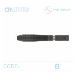 Winmau Winmau Callisto 90% Tungsten Darts 25g 10 Winmau Winmau Callisto 90% Tungsten Darts 25g -Winmau 152425gCallisto 3