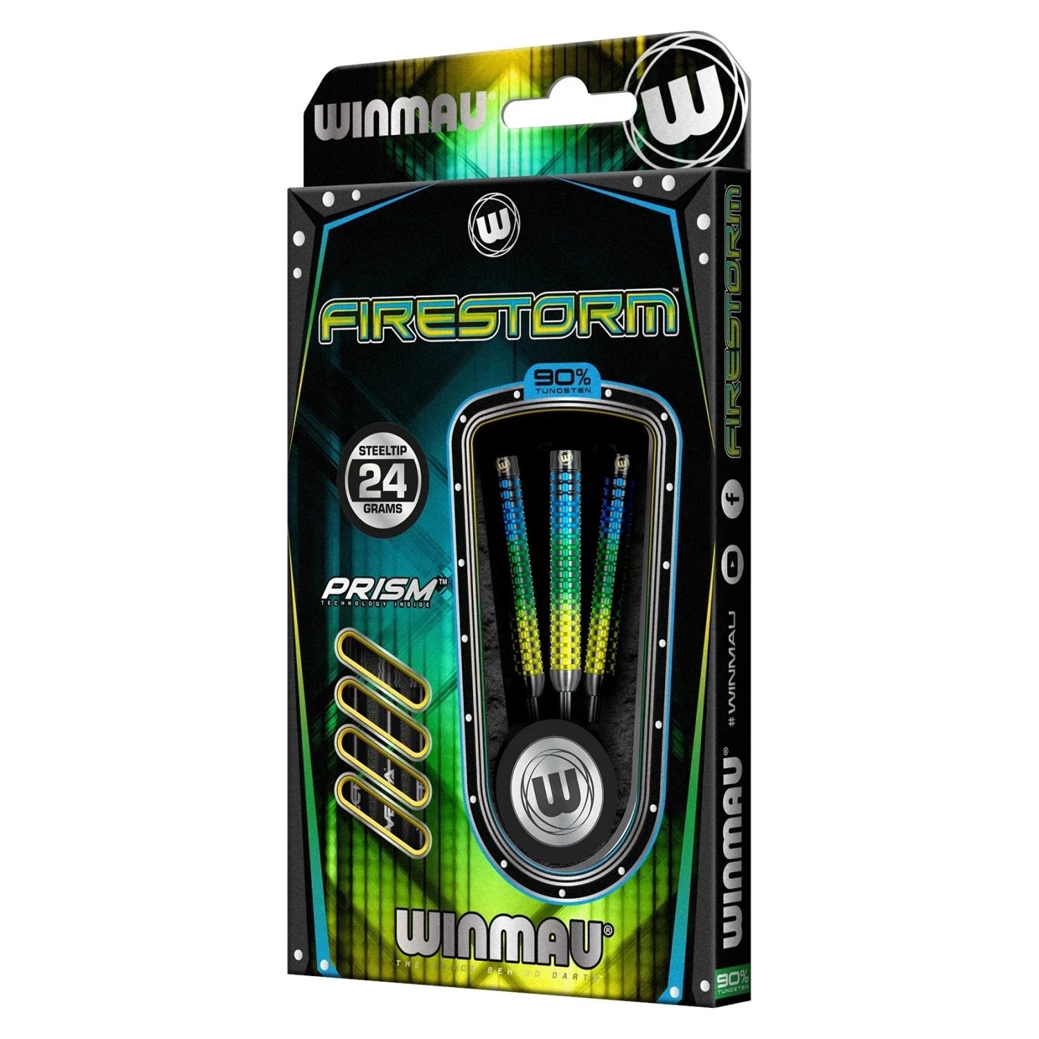Winmau Winmau Firestorm 23g Darts 4 Winmau Winmau Firestorm 23g Darts - Image 2