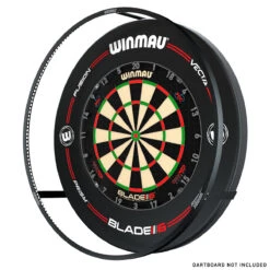 Plasma Dartboard Surround Light & Pro-line Original Black Surround Bundle By Winmau