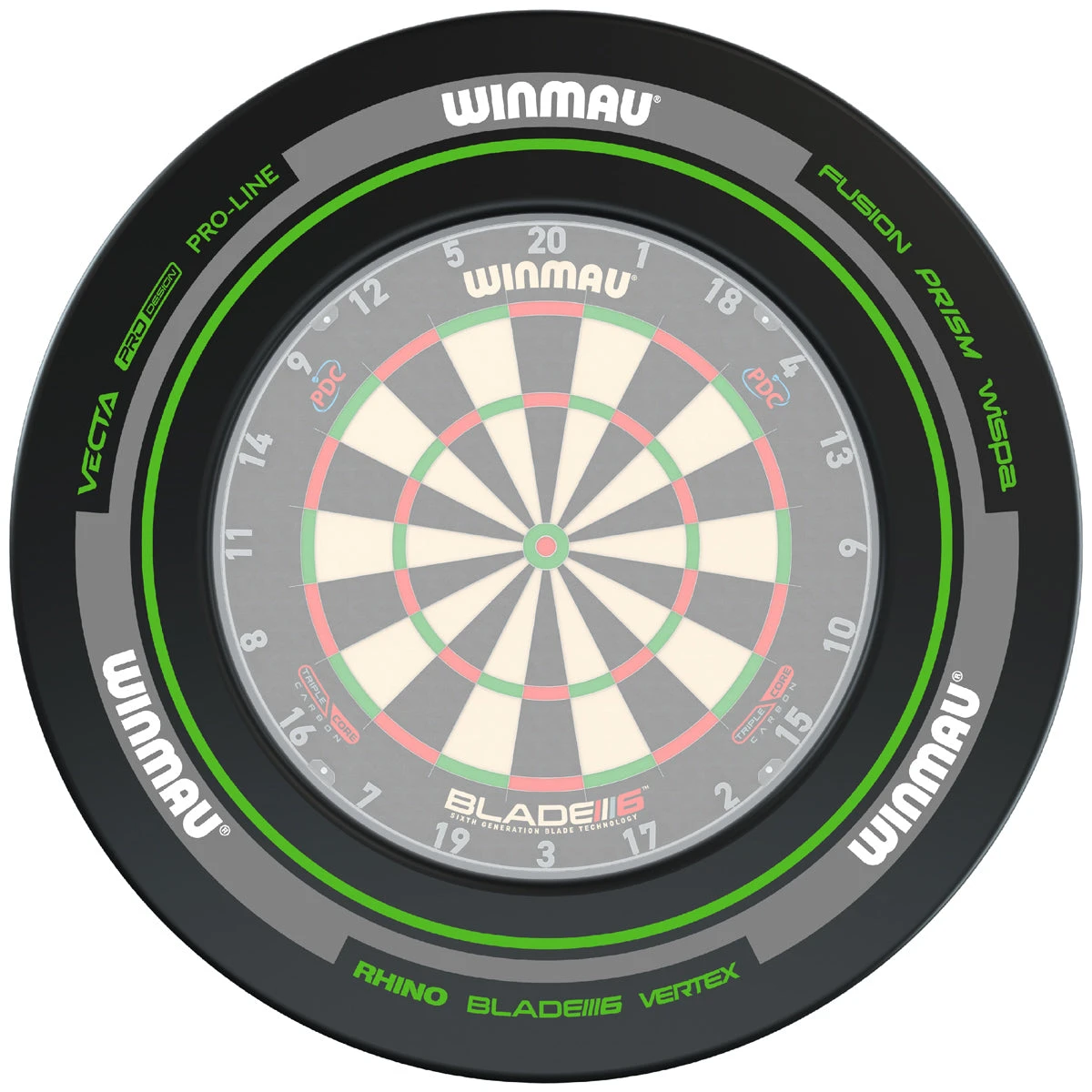Advance Black & Green Surround By Winmau 4 Advance Black & Green Surround By Winmau - Image 2
