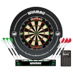 Professional Diamond Dartboard Surround Set By Winmau