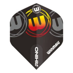 Winmau Black, Grey & Orange Rhino Standard -Winmau 6905 227 Rhino Standard Flights Winmau Image 2 1635261604