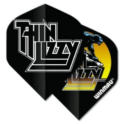 Winmau Thin Lizzy Black Standard 7 Winmau Thin Lizzy Black Standard -Winmau 6905 246 RockStandardThinLizzyBlack image2