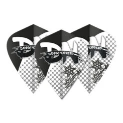 Winmau Danny Noppert Black & White Kite -Winmau 6907 104 noppert kite image 1