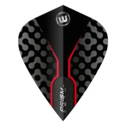 Winmau Black & Red Prism Zeta Kite -Winmau 6907 105 ZetaKiteBlackRed image2