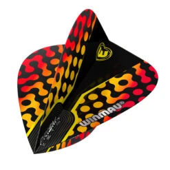 Winmau Black, Yellow & Red Prism Zeta Standard