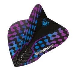 Winmau Blue, Black & Purple Prism Zeta Kite
