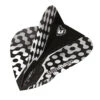 Winmau Black, White & Grey Prism Zeta Kite