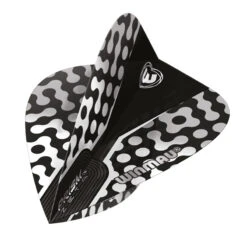 Winmau Black, White & Grey Prism Zeta Kite