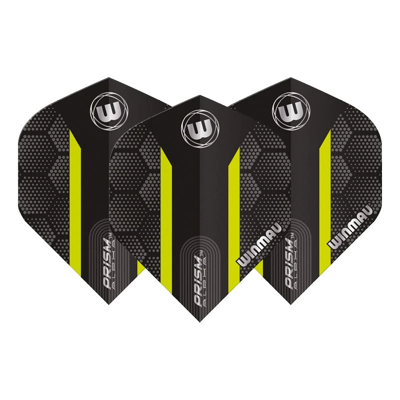 Winmau Black & Green Hexagon Prism Alpha Standard 5 Winmau Black & Green Hexagon Prism Alpha Standard - Image 3