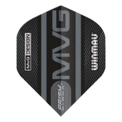 Winmau MVG Black & Grey Prism Alpha Standard 7 Winmau MVG Black & Grey Prism Alpha Standard -Winmau 6915 187 prism alpha flights winmau image 2