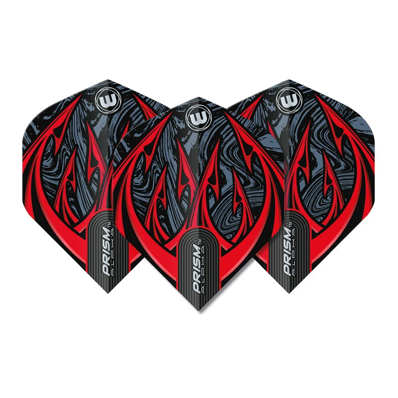Winmau Grey & Red Prism Alpha Standard 5 Winmau Grey & Red Prism Alpha Standard - Image 3
