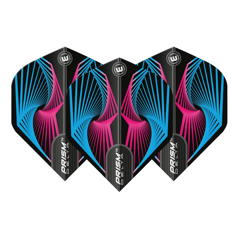 Winmau Blue & Pink Prism Delta Standard 4 Winmau Blue & Pink Prism Delta Standard - Image 2