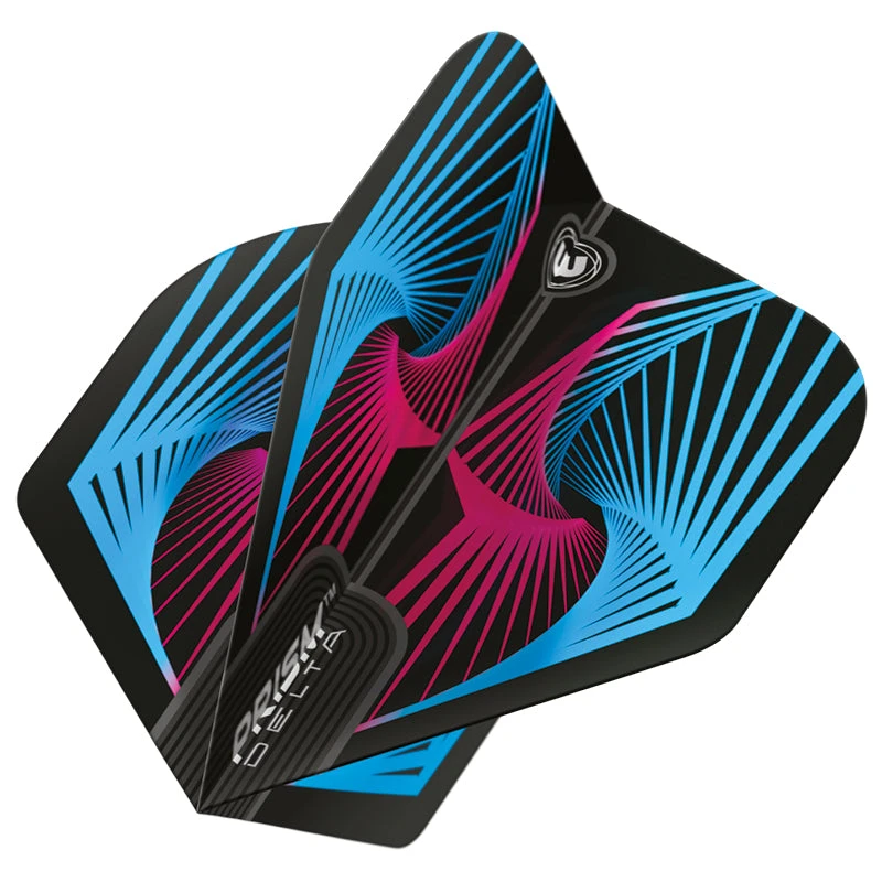 Winmau Blue & Pink Prism Delta Standard 3 Winmau Blue & Pink Prism Delta Standard