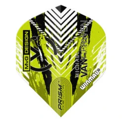 Winmau Black & Green MVG Prism Alpha Standard -Winmau 6915 262 DeltaStandardMVGPrism02 image2