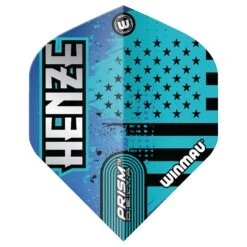 Winmau Rick Henze Blue Prism Delta Standard -Winmau 6915 274RickHenzeflight image2