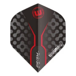 Winmau Black, Grey & Red Prism Zeta Standard -Winmau 6915 306 Prism Zeta Flights Winmau Image 2 1635258004