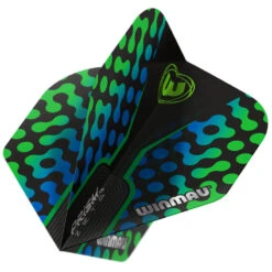 Winmau Black, Green & Blue Prism Zeta Standard