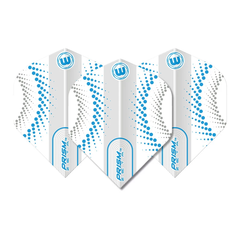 Winmau White & Blue Prism Zeta Standard 4 Winmau White & Blue Prism Zeta Standard - Image 2