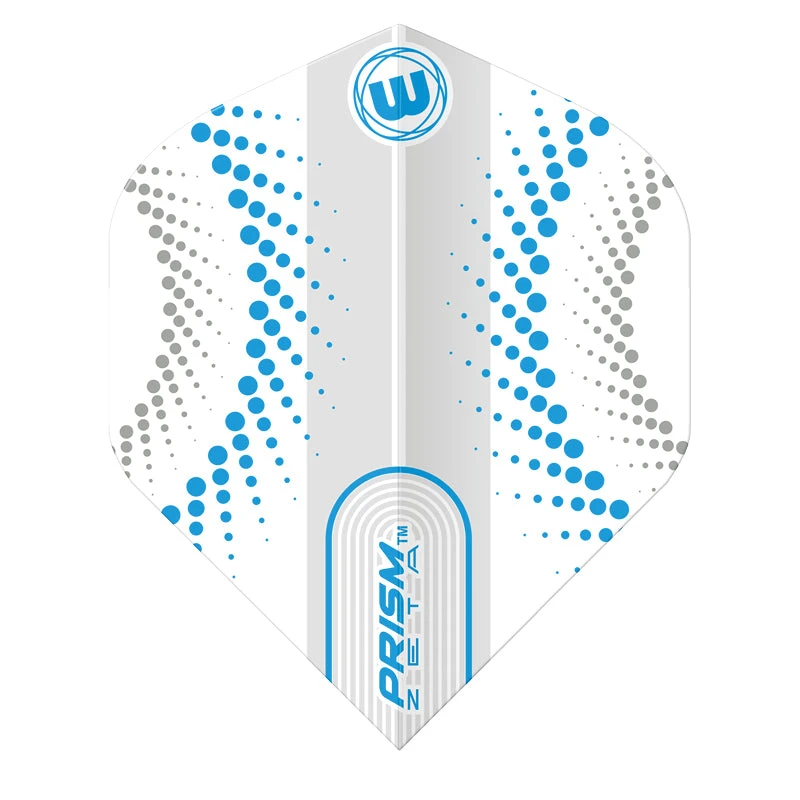 Winmau White & Blue Prism Zeta Standard 5 Winmau White & Blue Prism Zeta Standard - Image 3