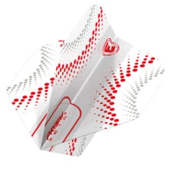 Winmau White & Red Prism Zeta Standard
