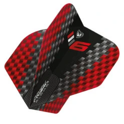 Winmau Black & Red Prism Alpha Standard