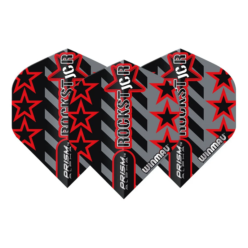 Winmau Joe Cullen Grey & Black Prism Alpha Standard 4 Winmau Joe Cullen Grey & Black Prism Alpha Standard - Image 2
