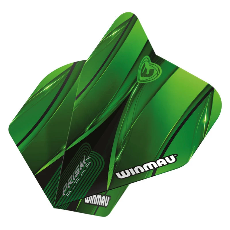 Winmau Green & Black Prism Alpha Standard 3 Winmau Green & Black Prism Alpha Standard