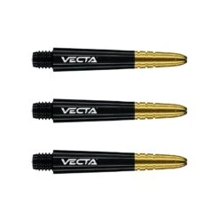 Winmau Winmau Vecta Short Black Gold Polycarbonate Dart Stems