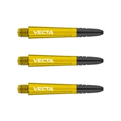 Winmau Vecta Polycarbonate Dart Stems With Aluminium Tips -Winmau 7025 406VectaYellowIntermediate