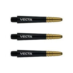Winmau Winmau Vecta Intermediate Black Gold Polycarbonate Dart Stems