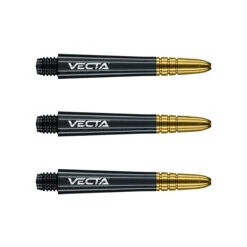 Winmau Vecta Polycarbonate Dart Stems With Aluminium Tips -Winmau 7025 409VectaBlack GoldIntermediate