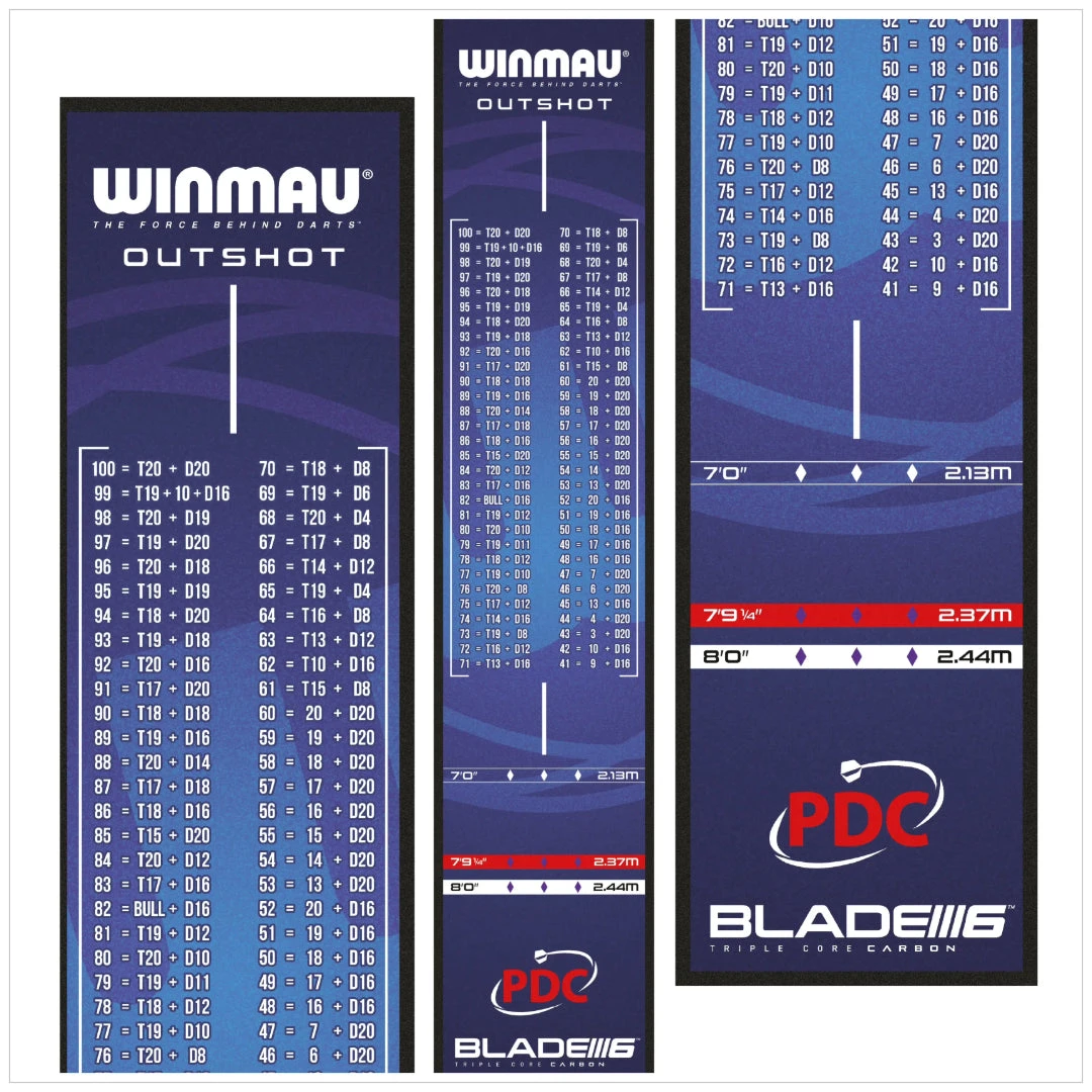 Winmau Winmau Outshot Dart Mat 6 Winmau Winmau Outshot Dart Mat - Image 4