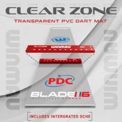 Clearzone PVC Dart Mat With Integrated Oche By Winmau -Winmau 8213ClearzonePVCMatImage7