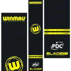 Pro Zone Essential PVC Dart Mat By Winmau -Winmau 8214PROZONEESSENTIALMAT4