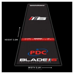Winmau Winmau Pro Zone Precision Blade 6 Soft Feel Dart Mat & Integrated Oche -Winmau 8215 pro zone precision blade 6 mat4